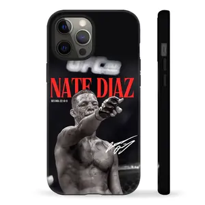 Nate Diaz iPhone Case Art Print, UFC Fighter