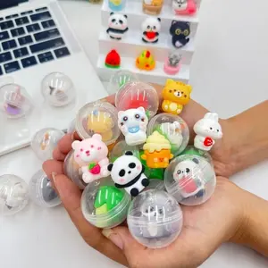 50Pcs Mini Animal & Fruit Figurine Set, Tiny Miniatures for Gumball Machine Refills, Party Favors, Birthday & Holiday Decor Accessories summervibes