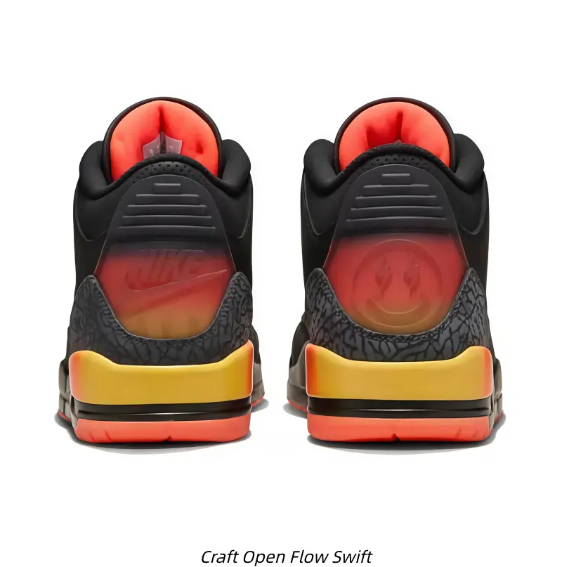 Vintage Leather Mesh Mid Top Street Trainers Black Orange Ombre Color Block Foam Cushion Breathable Side Mesh Panel Wear Resistant Orange Clear Sole Unisex Fashion Skate Casual Sneakers