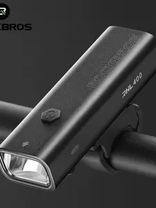 ROCKBROS Bike Lights USB Rechargeable IPX6 Waterproof Bike Headlight Easy Installation Bright Bike Front Light for Night Riding