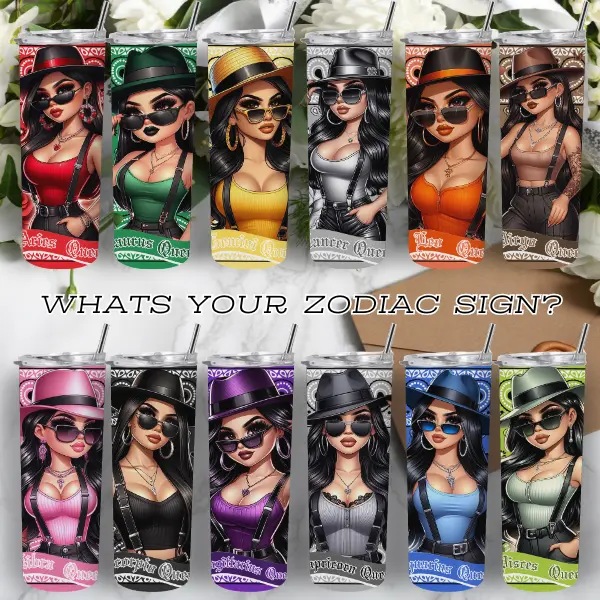 ZODIAC SIGN STAINLESS STEEL TUMBLERS FOR HOT AND COLD DRINKS ZODIAC SIGN STAINLESS STEEL TUMBLERS FOR HOT AND COLD DRINKS