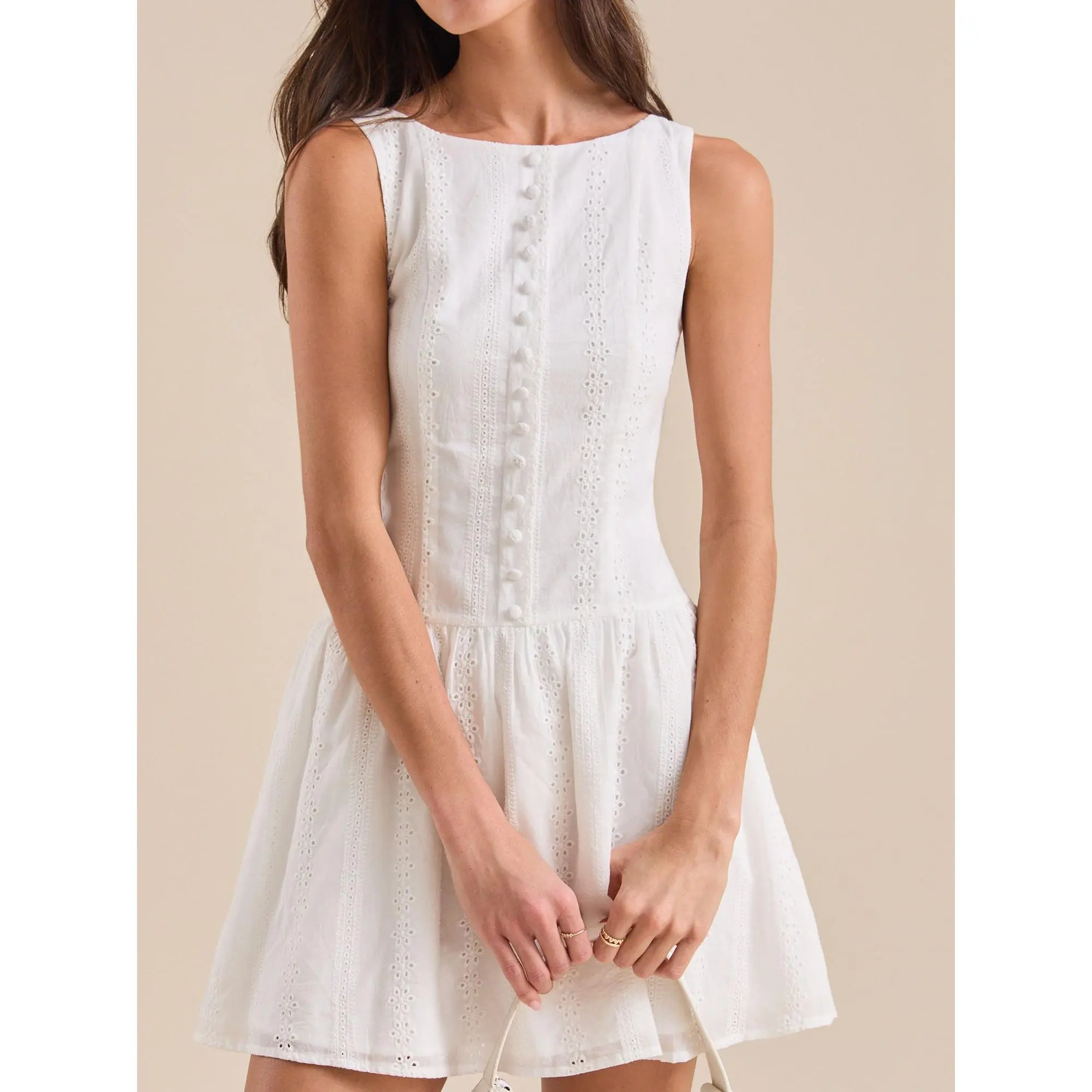 Altar'd State Layla Eyelet Women's Mini Dress