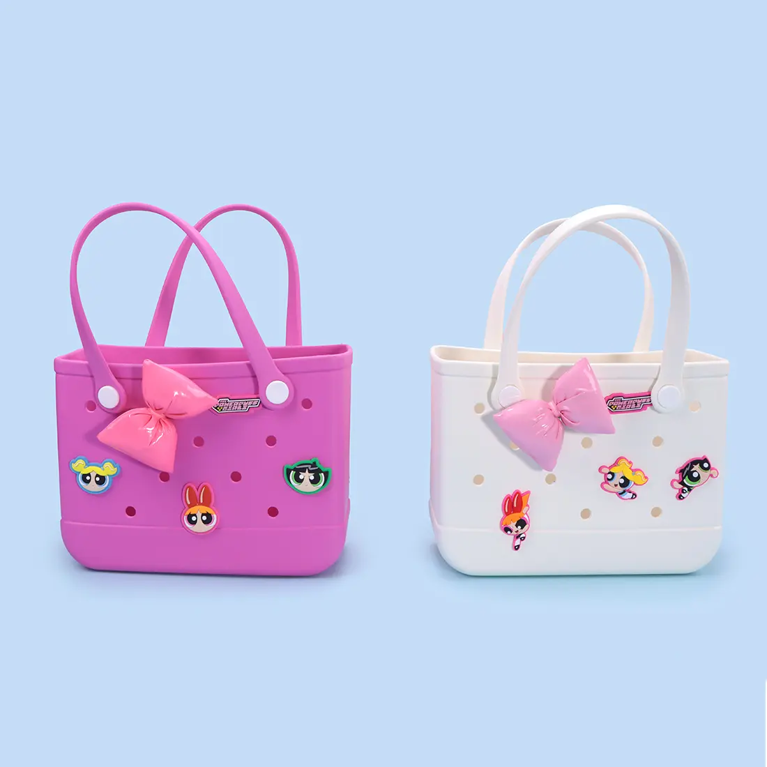 [Summer New Product]  MINISO PPG Hole Tote Bag Small Large Size Lightweight Reusable Cartoon