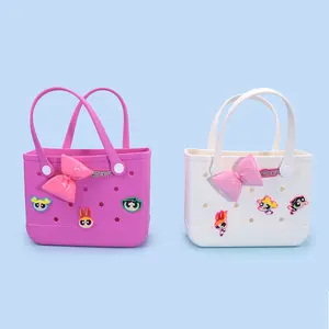 【New Year Gift】 MINISO PPG Hole Tote Bag Small Large Size Lightweight Reusable Cartoon  075