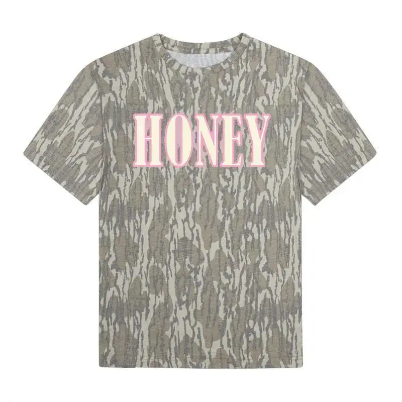 MHC Honey Tee Camo T Shirt – Men’s Outdoor Hunting Tee, Mossy Oak Original Bottomland, Perfect For Outdoor Enthusiasts, Gift For Men