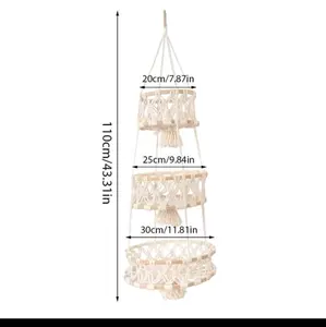 Macrame Wall Hanging - Handmade Home Decor - Hangable