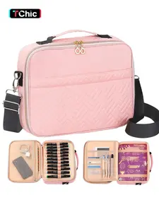 Large Bible Protection Case with Shoulder Strap, Portable Backpack Church Bag, Pen Slot, Marker Pen Holder and Zipper Pocket, Ideal Gift for Women