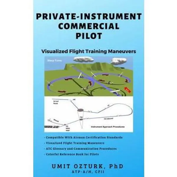 USED-Visualized Flight Training Maneuvers: Private, Instrument and Commercial Pilot (A5 Size) by UMIT OZTURK (Hardcover)