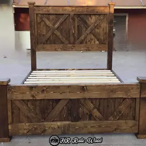 Rustic beds and floating beds