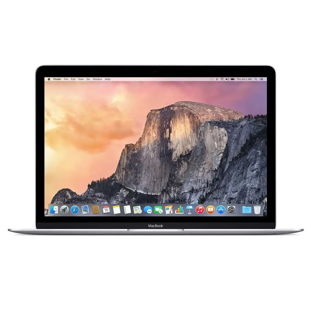 Refurbished 12-in Laptops - 2016 MacBook, 8GB RAM, 256GB Storage, Silver, Excellent Condition