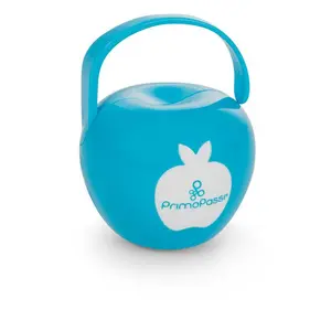 Primo Passi Pacifier Case, BPA Free Pacifier Holder Case, Container Box for Baby Binky, Blue