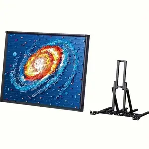 2430 Piece Creative Galaxy Nebula High Difficulty DIY Building Model, Building Blocks Model, 2.5 Micron Bricks, Home Decor, Christmas Halloween Valentine's New Year Gift