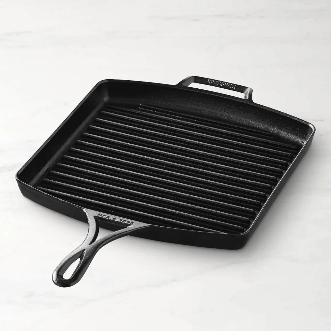 Lodge Blacklock Triple Seasoned Cast Iron Square Grill Pan