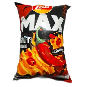 Lay's MAX Ghost Pepper Chips - Spicy Snack with Fiery Flavor and Bold Taste