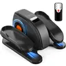 Compact Under-Desk Elliptical Trainer - Portable Compact Exercise Equipment for Home & Office, Whisper-Quiet, Adjustable Speed & Intensity, Digital LED Monitor, On-Demand Cardio Gear