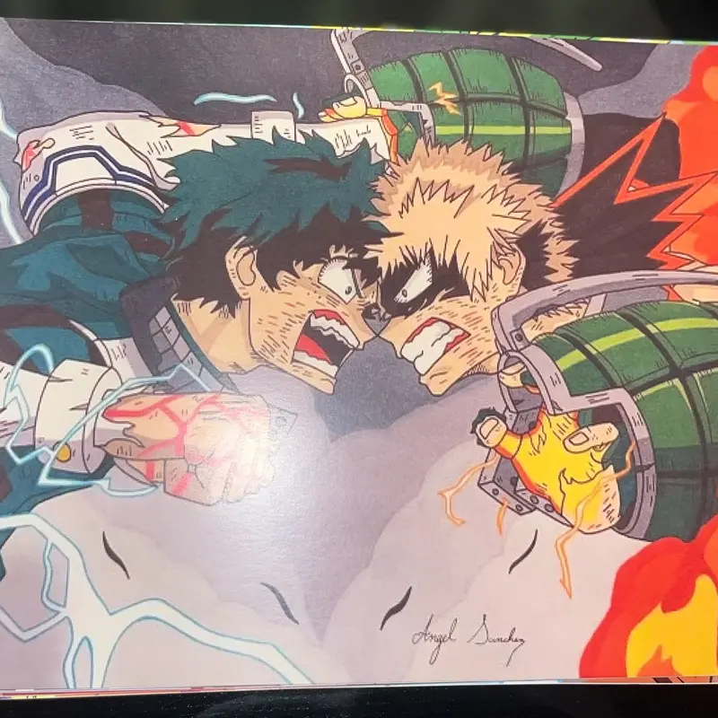 My Hero Academia: Deku vs bakugo Art Print