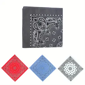 Pack of 4 Multi-purpose Scarf, Classic Pattern, Big Head Scarf and Square Scarf, for Men and Women, Suitable for Various Outfits