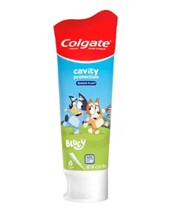 Colgate Kids Bluey Toothpaste with Fluoride, Fights Cavities, Mild Fruit Flavor, Sugar Free, 4.6 Oz Tube Oral