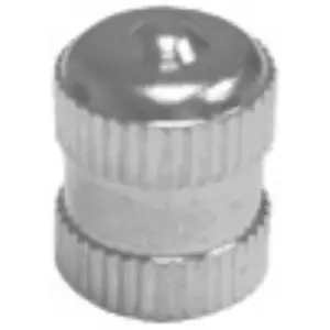 The Main Resource TI103-100 Long Metal Dome Tire Valve Cap with Seal - Box of 100