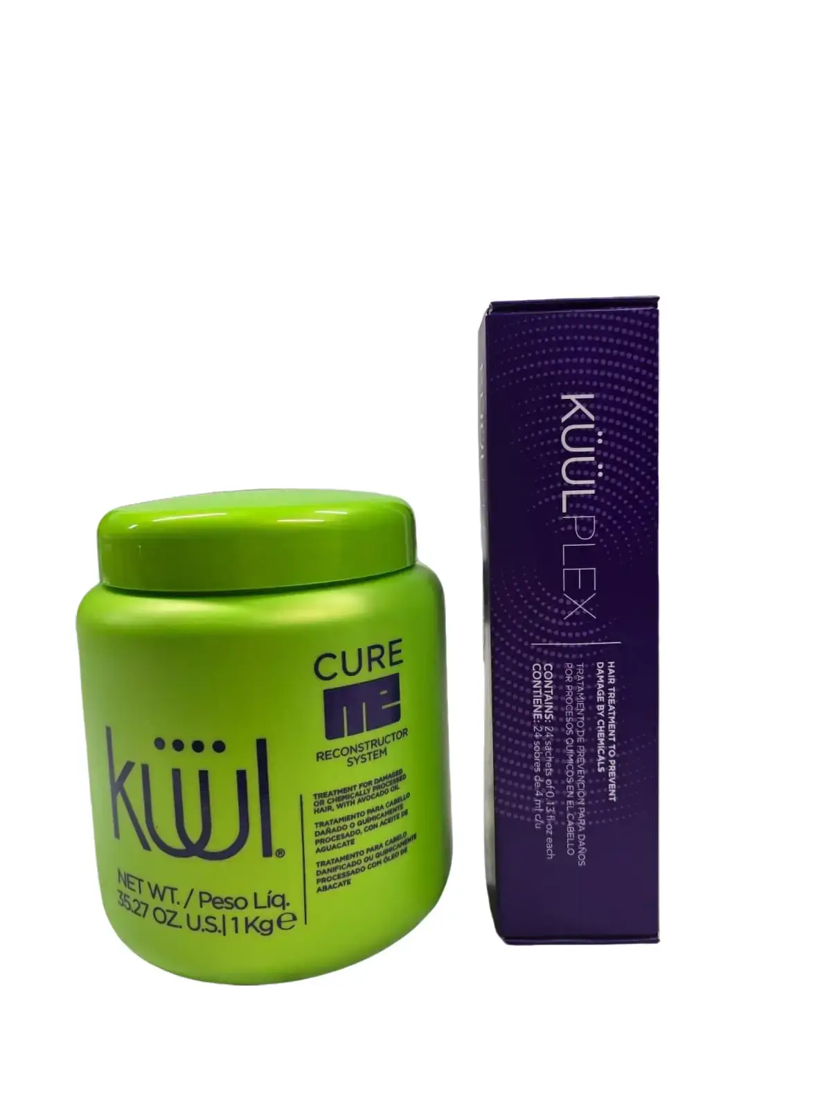 シャンプー kuuxxx KUUL Plex + KUUL Reconstructor Professional Repair Treatment 2