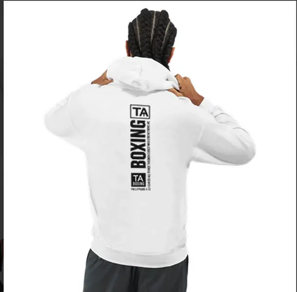 Boxing Pro Classic Unisex Pullover Hoodie | Gildan® 18500 White