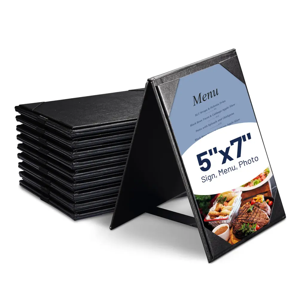 Yescom 10 Pack 5"x7" Double-Sided Menu A-Frame Holder Table Tent Restaurant Cafe