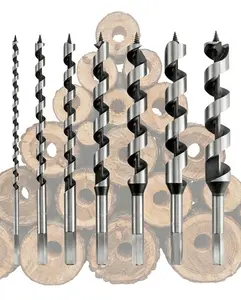 AlphaStart Long Auger Drill Bit for Wood, Multi-Size, Hex Shank Deep Hole Boring Drill Bits for Hardwood, Timber, Ship & DIY fathersdaygift