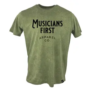 Musicians First Apparel Co. - Logo T-Shirt: Vintage Green