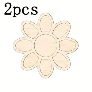 2pc Wood Floral Trays, DIY Craft Supplies, Home Decoration, Party Favors, Reclaimed Wood, Classic Design, Multi-Use Tabletop Games, Handcrafted Wooden