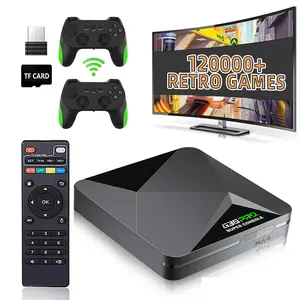 G36 Pro Retro Game Console with Gamepad - Built-in 120,000+ Classic Games for PS1/GBA/MD/CPS |   Portable Gaming Device for Kids & Adults |   Perfect Gift Box for Family Entertainment Wireless Dual-Controller 20K