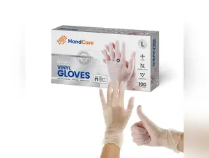 HandCare Vinyl Gloves - Exam Grade, Powder Free (Clear), 1,000 Gloves