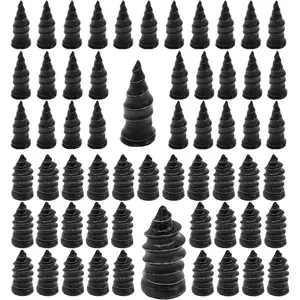 60PCS Tire Repair Rubber Nail, Vacuum Tire Repair Kits Spiral Rubber Nails, Tire Screw Plug Fast Tool Self Service Tire Repair Nail for car Motorcycle
