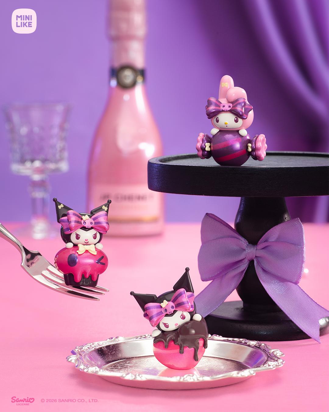 Sanrio My Melody Kuromi Blind Box Sweetheart Series Cute Kawaii Mini Figures Collectible Gift Toy