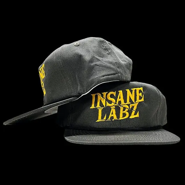 Gun Metal/Yellow Logo
