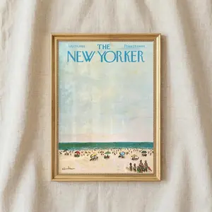 New Yorker Magazine Cover July 1961 Retro Poster