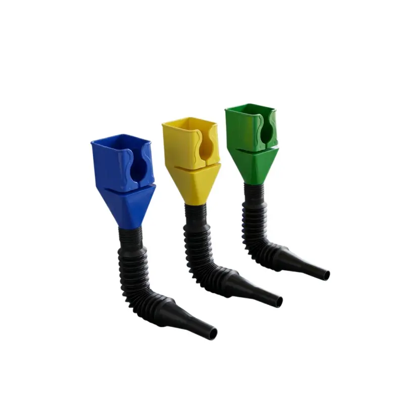 Retractable Flexible Car Oil Funnel Clip On Auto Fuel Liquid Transfer Funnel Multicolor Portable Vehicle Maintenance Drain Tool-MM1