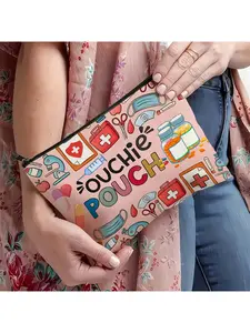 Multifunctional medicine box - travel zipper medical bag, Travel Organizer, essential allergy and asthma supplies, cosmetic storage, no odor