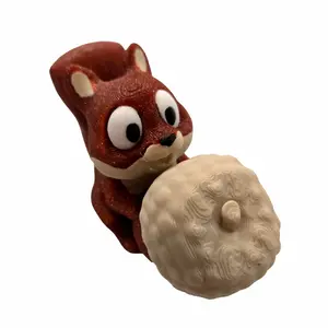 Squirrel Clicker Fidget Toy - Adorable Design, Suitable for Various Activities, Ideal for Stress Relief and Mindfulness