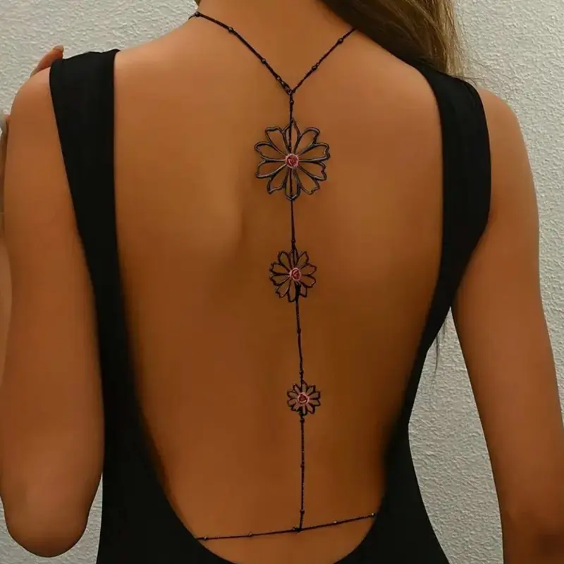 Midnight Bloom Back Chain