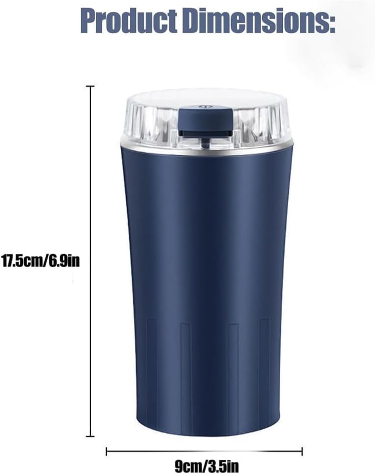 High-speed, powerful household ultrafine grinder; electric grain mill with one-button control; durable food-grade stainless steel; versatile multi-purpose grinder for coffee beans, spices, and herbs High-speed, powerful household ultrafine grinder; electric grain mill with one-button control; durable food-grade stainless steel; versatile multi-purpose grinder for coffee beans, spices, and herbs