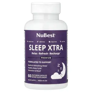 NuBest Sleep Xtra, 60 Vegetarian Capsules