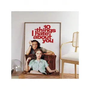 10 Things I Hate About You Movie Poster Vintage Classic Movie Poster Art Home Decoration Poster Gifts High Quality Canvas Art Print Canvas Painting Posters And Prints Wall Art Pictures For Living Room Decoration