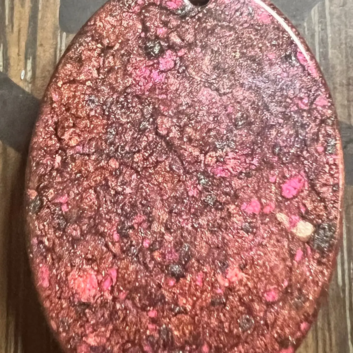 Hand made resin pendant