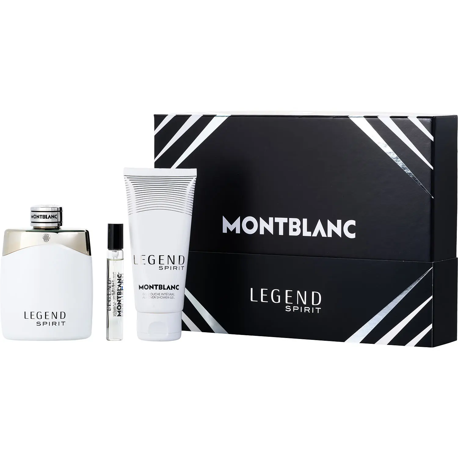 Mont Blanc Legend Spirit Set-Edt Spray 3.3 Oz & Shower Gel 3.3 Oz & Edt Spray 0.25 Oz Mini For Men Mont Blanc Legend Spirit Set-Edt Spray 3.3 Oz & Shower Gel 3.3 Oz & Edt Spray 0.25 Oz Mini For Men
