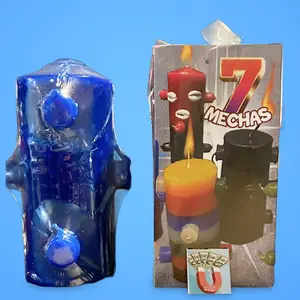 7 Wicks Candle Blue to calm down mind
