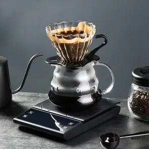 Coffee Scale, High Precision Electronic Coffee Scale, Batteries Powered Kitchen Scale (Battery Not Included), Small Food Baking Scale, Household Kitchen Appliances