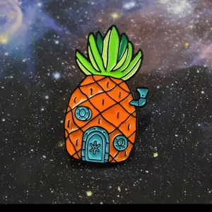 Pineapple Under The Sea Hat Pin