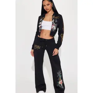 Ed Hardy Swallow Bird Sweatpant - Black 3