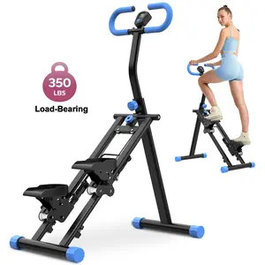 [Fahuac] 350LBS Stair Stepper for Home, Vertical Climber Stair Stepper Machine for Full-Body Use, Compact Folding Climber, With Adjustable Handlebar & Pedals