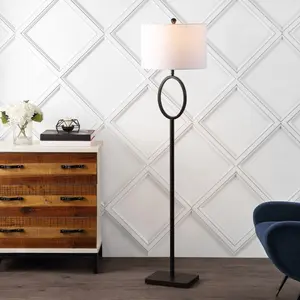JONATHAN Y April Modern Metal LED Floor Lamp; for Living Room,Bedroom, Kitchen, Office